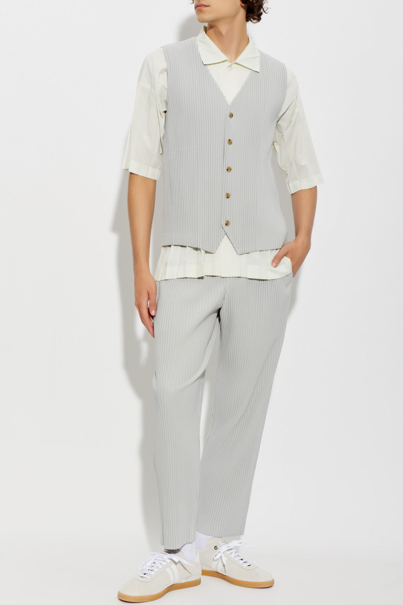 Homme Plissé Issey Miyake Pleated vest | Men's | Vitkac